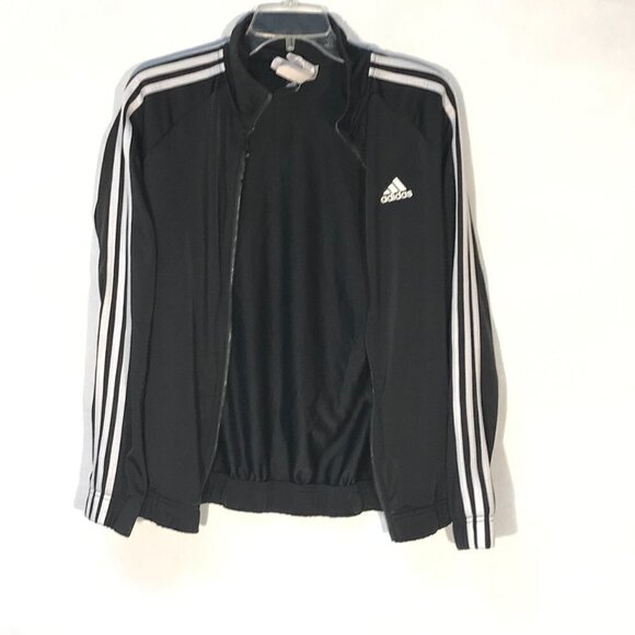 Adidas Womens Track Sports Three Stripe Jacket - Picture 1 of 9